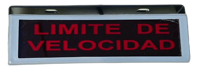 Bandera de límite de velocidad Nivel Electrónica
